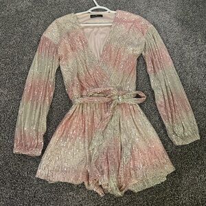 Sequin Romper